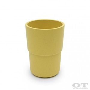 Bamboo cups - single yellow