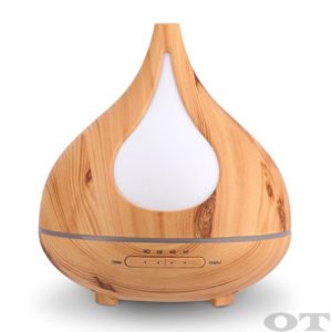Aromatherapy Ultrasonic Mist Diffuser - Light Wood Grain