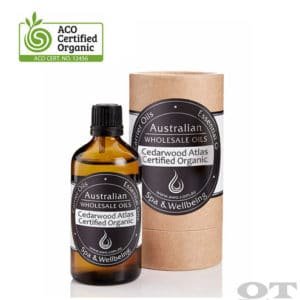 Cedarwood Essential Oil (Atlas) Certified Organic 100ml