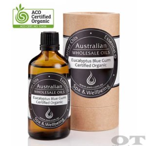 Eucalyptus Blue Gum Essential Oil Certified Organic 100ml