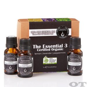 Essential Oil Pack - The Essential 3 Certified Organic