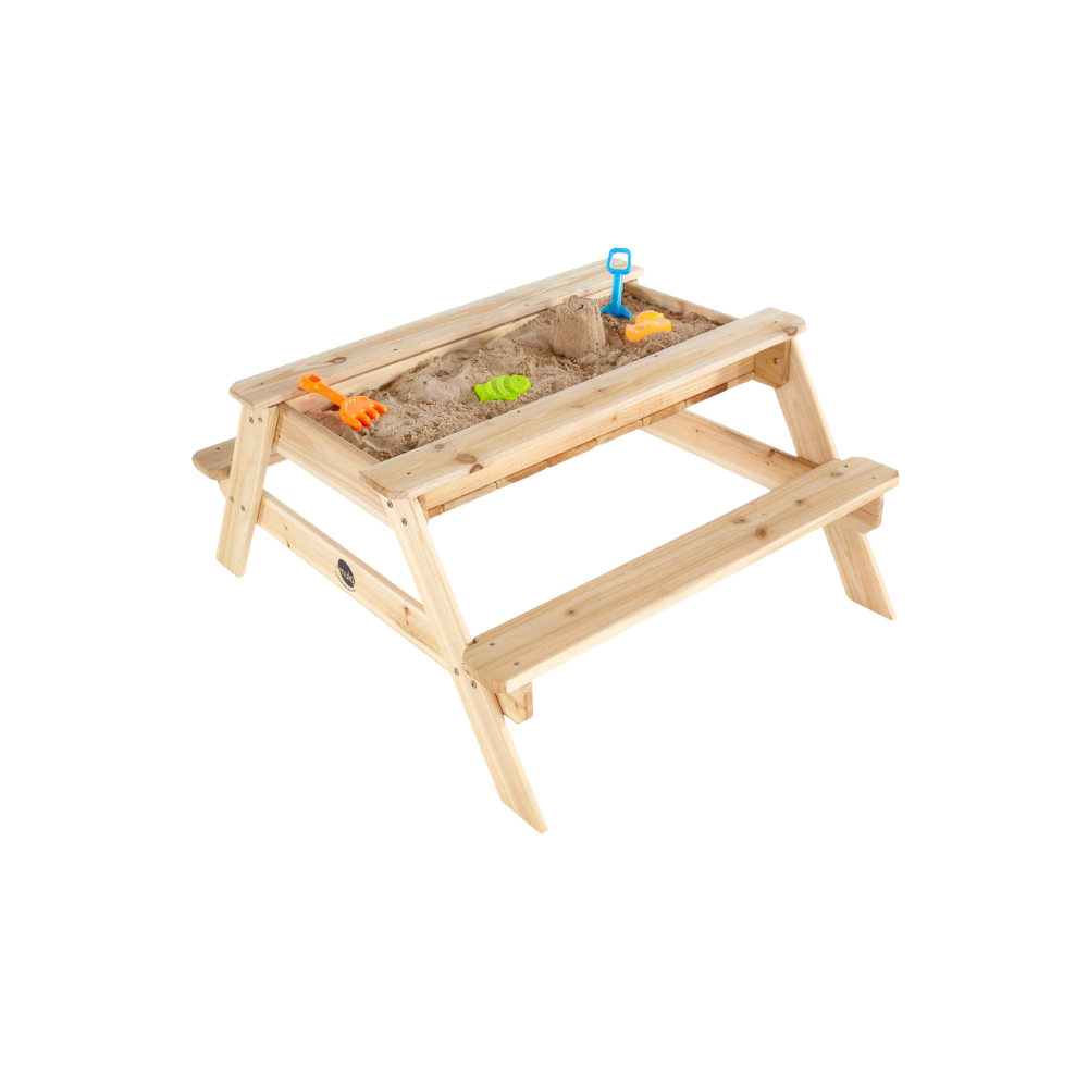 Kids Sandpit Play Range Wooden Sandpits with Covers and Toys