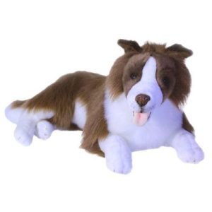 weighted toy fudge the red border collie